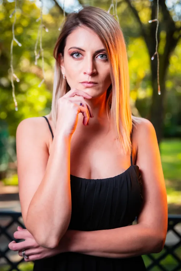 Portrait photoshoot on location with model 3