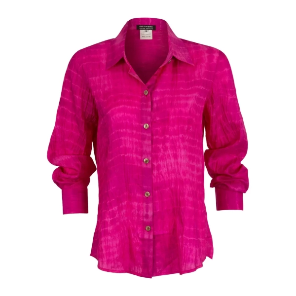 Ghost Mannequin Photograph of Pink Blouse A