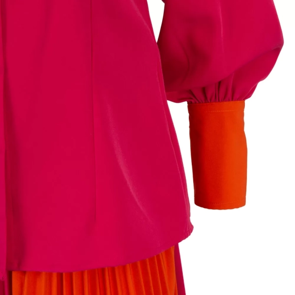 Ghost Mannequin Photograph of Pink and Orange Suit C